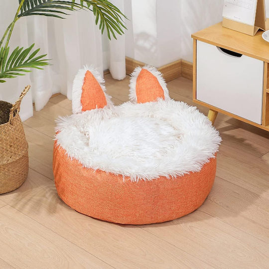Pat Rotund Fluffy pentru Pisici cu Urechi Portocalii Fep-10