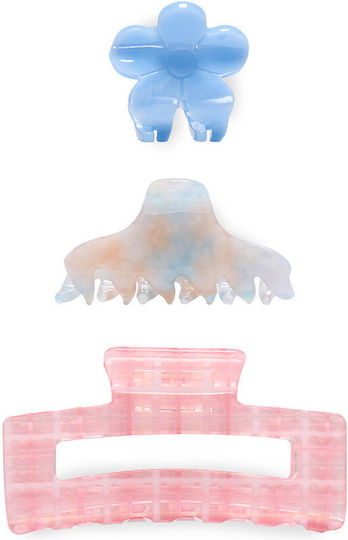 Only Women's Set 3 Hair Clips Pink 15340115