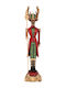 Iliadis Christmas Plastic Figure Reindeer Red Length 9cm