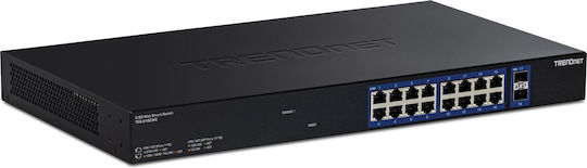 Trendnet TEG-3182WS Verwaltet L2 Switch mit 16 Ports Ethernet und 2 SFP Ports