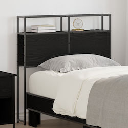 vidaXL Wooden Bed Headboard Black Oak 75cm