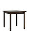 Victorville 109 Platz Tisch Speisesaal Holz Walnut, Beech 80x80x76cm