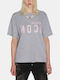 Damen T-Shirt Gray