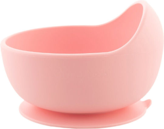 Zingies Bol pentru copii Remy din silicon Roz