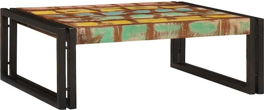 vidaXL Floor Bathroom Shelf Wooden 65x50x23cm Brown