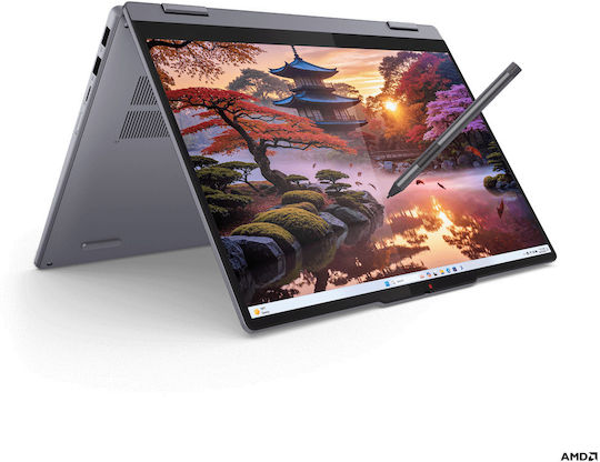 Lenovo IdeaPad 5 2in1 14AKP10 14" OLED FHD+ Touchscreen (Ryzen AI 300 Series-7 350/16GB/1TB SSD/W11 Home) Luna Grey (GR Keyboard)