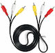 Cable Composite male - Composite male 2.5m (2369)