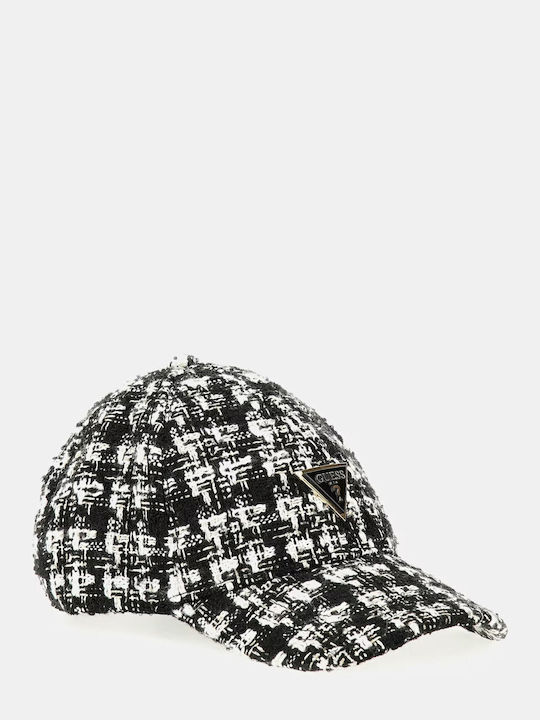 Guess Γυναικείο Καπέλο Giully Tweed Baseball Aw5369pol01-bla