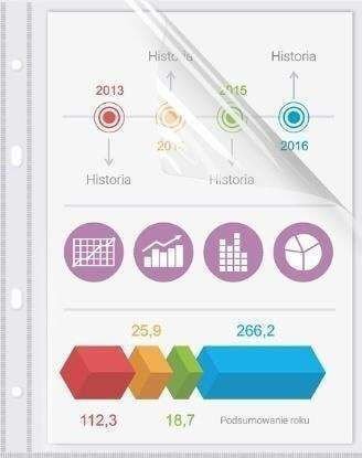 Biurfol Plastic Sleeves for Documents A5 25pcs