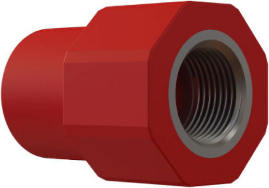 Interplast Pipe Niple Fittings Terminal Female Pn-25 Pp-r 40 x 1''