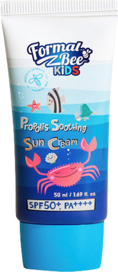 Formal Bee Kids Propolis Soothing SPF+50 Waterproof Kids Sunscreen Emulsion for Face & Body 50ml