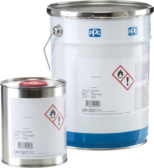 PPG Colour Polyurethane Water 4lt Black Shiny