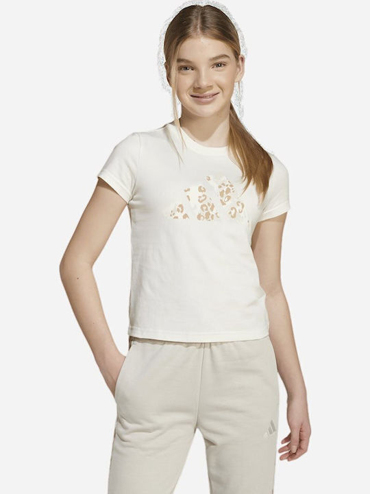 adidas Kids' T-shirt Ecru Animal