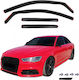 Set of Windbreakers Front and Rear Car for Audi A6 4pcs