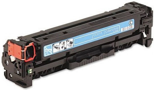 Premium Cc531a Ce411a Cf381a Compatible Toner for Laser Printer HP CC531A/CE411A/CF381A 2800 Pages Cyan