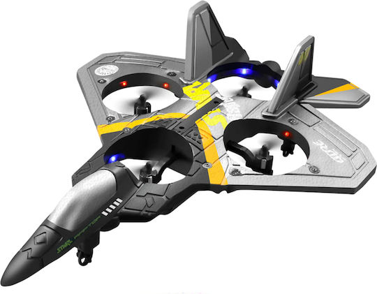 Techkidz Remote Controlled Aircraft 2.4GHz 360° Rotation Rafale Model Gray