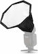 Oem Irisfot Mini Octagonal Flash Diffuser Speedlight 20cm Ls-08