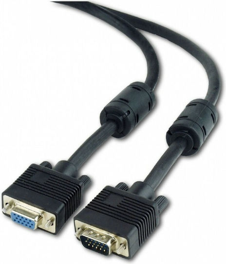Wiretek Cable VGA male - VGA male Μαύρο 5m 1305-1