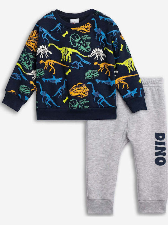 Kinder Sweatsuit Set - Hoodie & Jogginghose Unisex 2-teilig Einfarbig