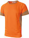 Kurzarmbluse Orange