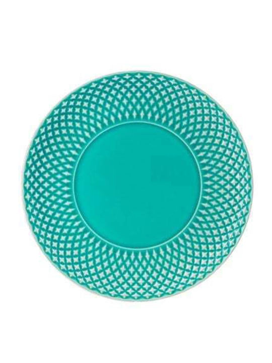 Bordallo Pinheiro Teller Wüste Keramik Grün 23cm