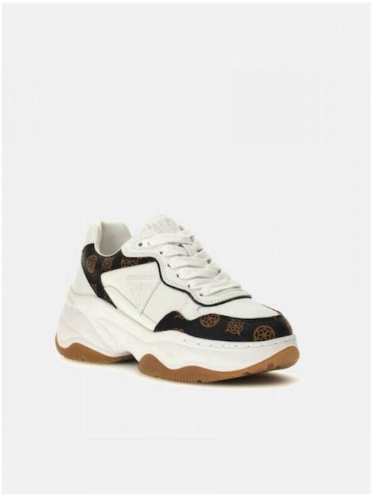 Guess Γυναικεία Sneakers Λευκά