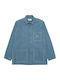 Overshirt Cu Mânecă Lungă În Linie Regular Fit Medium Wash