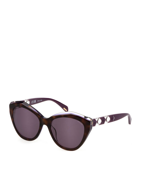 Police Damen Sonnenbrille mit Braun Schildkröte...