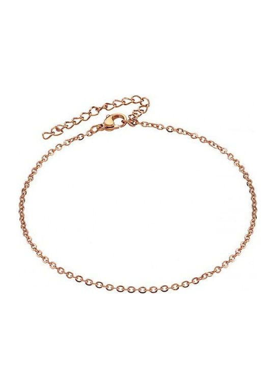 Graloro Gold Plated Steel Anklet Chain