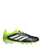 Copa Pure III League MG Kids Soccer Cleats with Molded Outsole Core Black / Cloud White / Lucid Lemon
