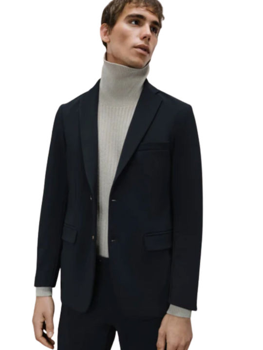 Winter Herrenanzugsjacke Blau