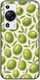 Olive Vibes Huawei P60 Pro Schwarze TPU Schwarze Silikon Handyhülle