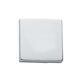 Türknopf Rosetten 1100 Chrom 50x50mm