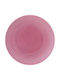 Bordallo Pinheiro Teller Untiefe Keramik Rosa mit Durchmesser 28cm