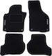 Rezaw Plast Set of Front and Rear Mats 4pcs for Volkswagen Scirocco Black