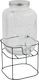 Keskor Glass Vase Beverage Dispenser with Spigot 5lt