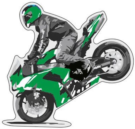 Стикер Verde Зелен Moto Lux 5006vp Print