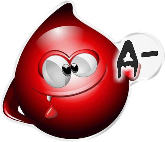Autocolant Echipa De Sânge A Blood Type Label Sa04p Print