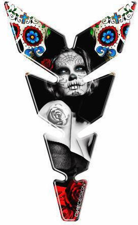 Αυτοκολλητο Ρεζερβουαρ Cgmos108p Mexican Tattoo Donna Universal Tankpad Print