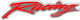 Αυτοκολλητο Διακοσμητικο Universal Red Racing Label 3d Effect 2pcs 3dmild13p Print
