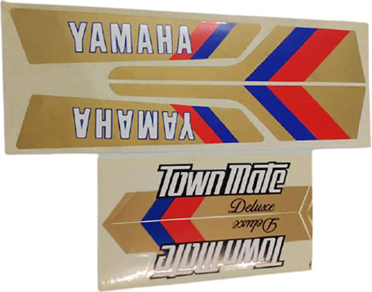 Стикери Yamaha T50 Златен Комплект