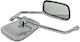 A-Pro Motorcycle Mirrors 2pcs Silver