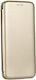Curved M-folio Book Δερματίνης Χρυσό (Huawei P Smart 2021)