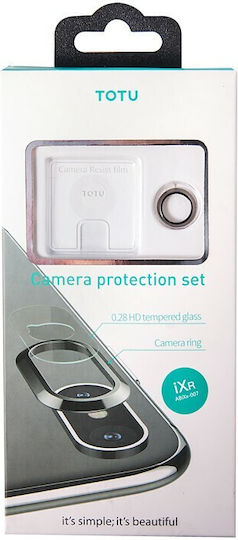 Totu Design Camera Protection Metal Frame Silver for the iPhone XR ABIXR-007