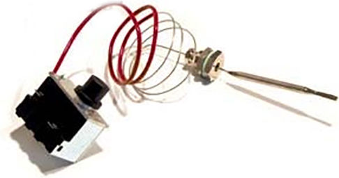 Θερμοστάτης Ασφαλείας 2 Επαφών Caem 105°c 1m Θε-00-12