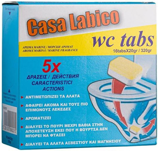 Pansichere Tabletten Für Badezimmerreiniger 5 Aktionen Set 32 Stück Casa Labico WC Tabs