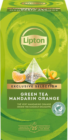 Τσάι Lipton Exclusive Selection Πυραμίδες Μανταρίνι Πορτοκάλι 25 Φακελάκια