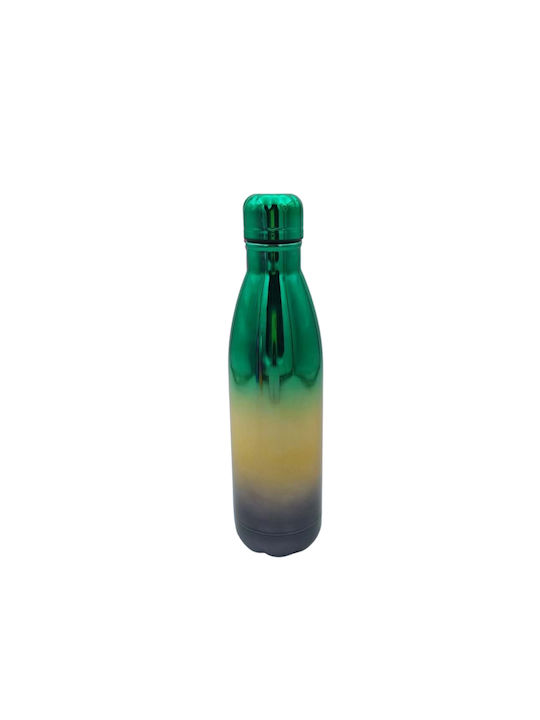 Uncle George Bottle Water Metallic with Screw Cap Green 750ml
