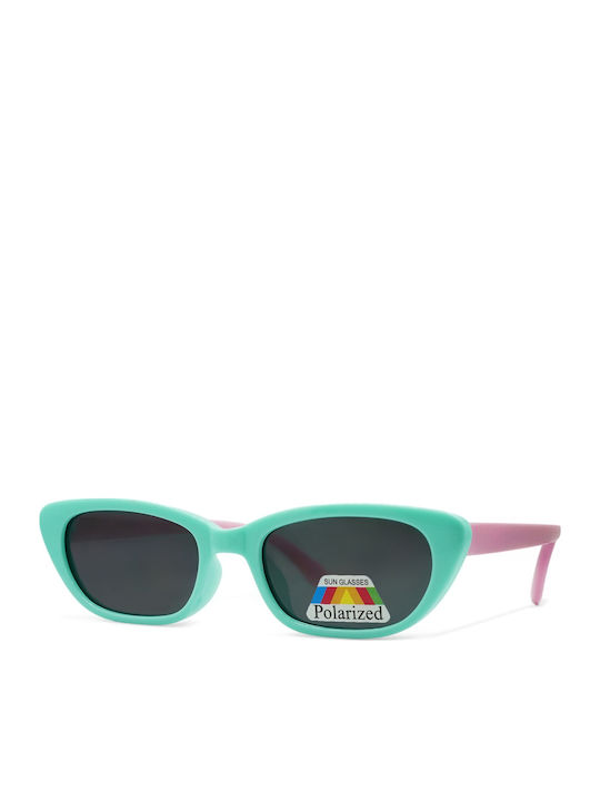 Optosquad Kids Sunglasses with Polarized Turquoise Lenses