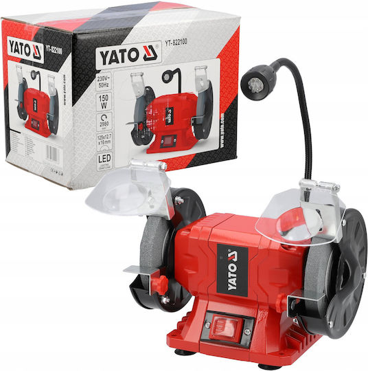 Yato Δίδυμος Τροχός YT-822100 με Ισχύ 150 Watt
